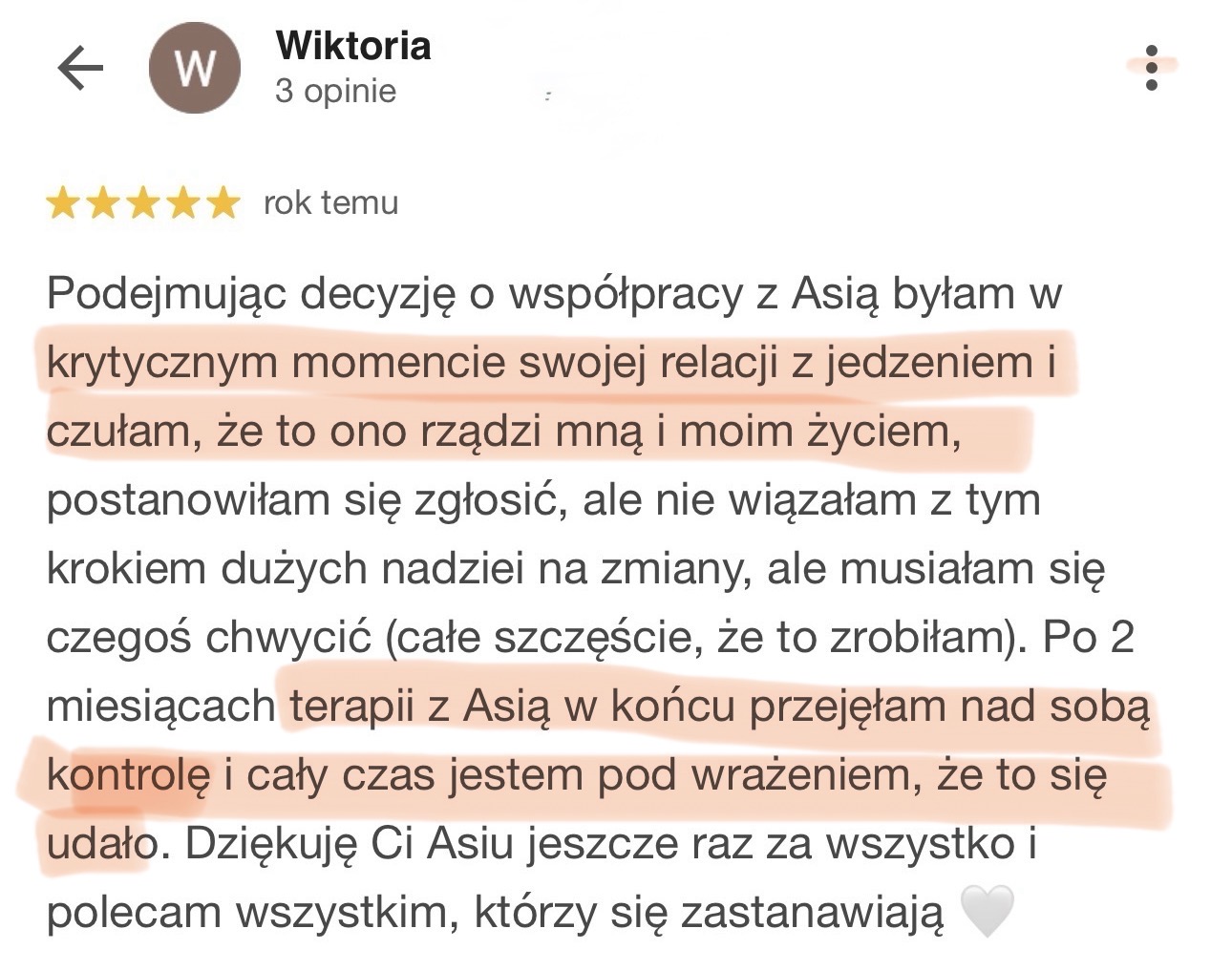 Wiadomość od Rity